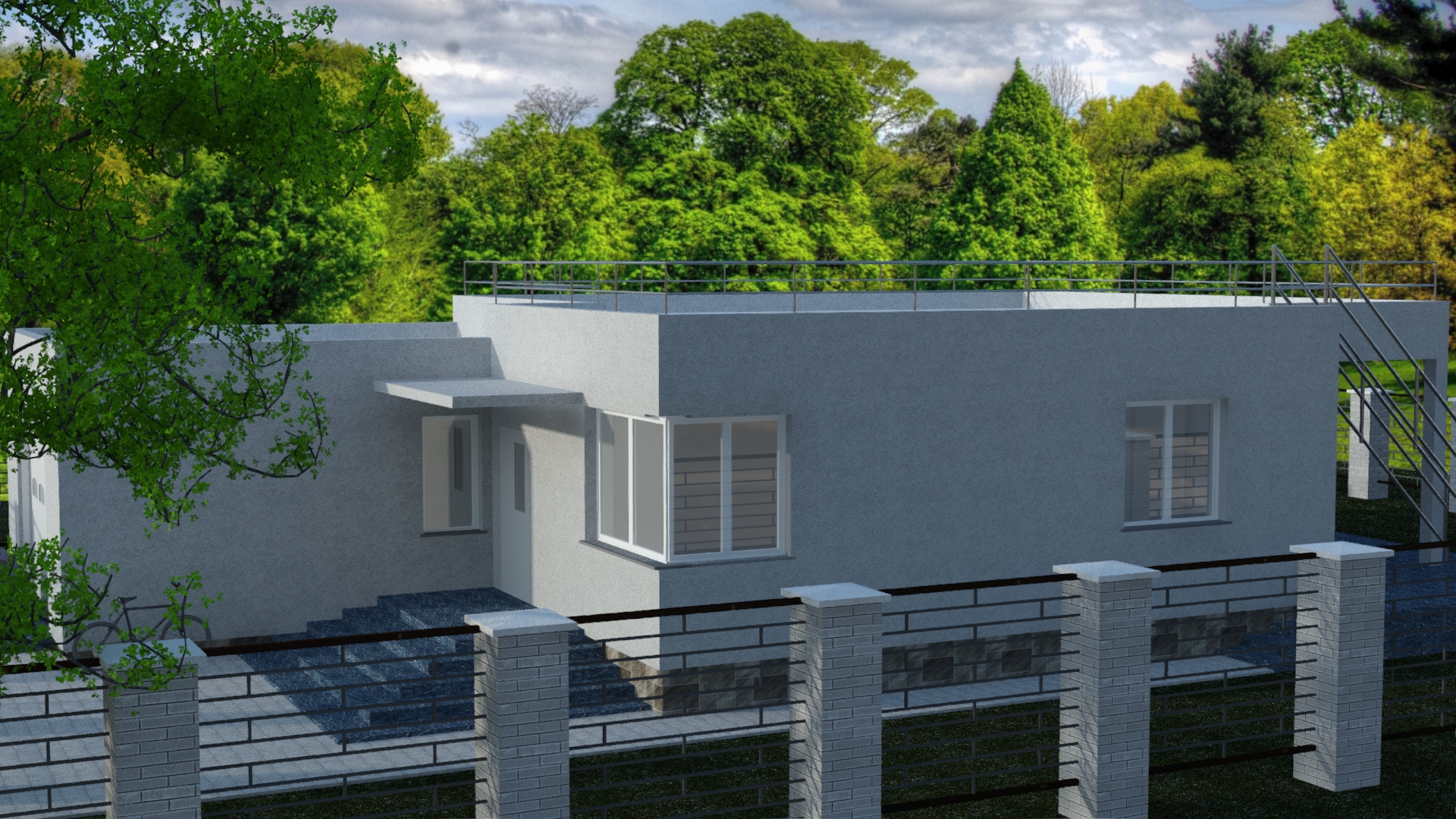 Строительство индивидуального жилого дома по типовому проекту № 05/03-20