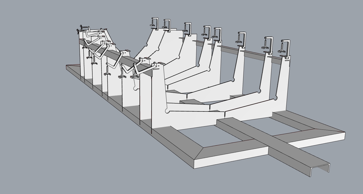 Проектирование построечных сооружений (стапелей) для серийного производства маломерных судов