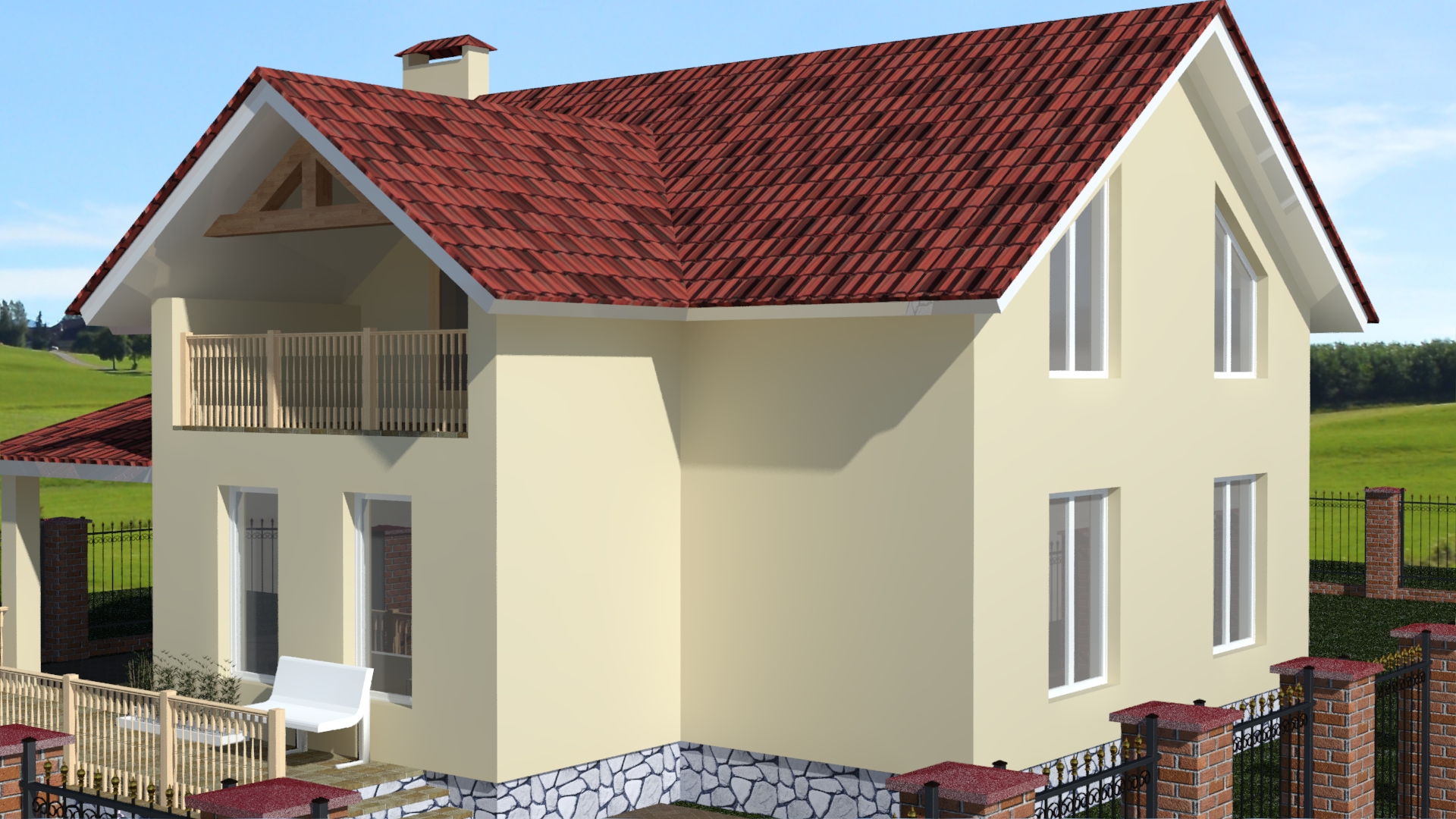 Строительство индивидуального жилого дома по типовому проекту № 05/01-20